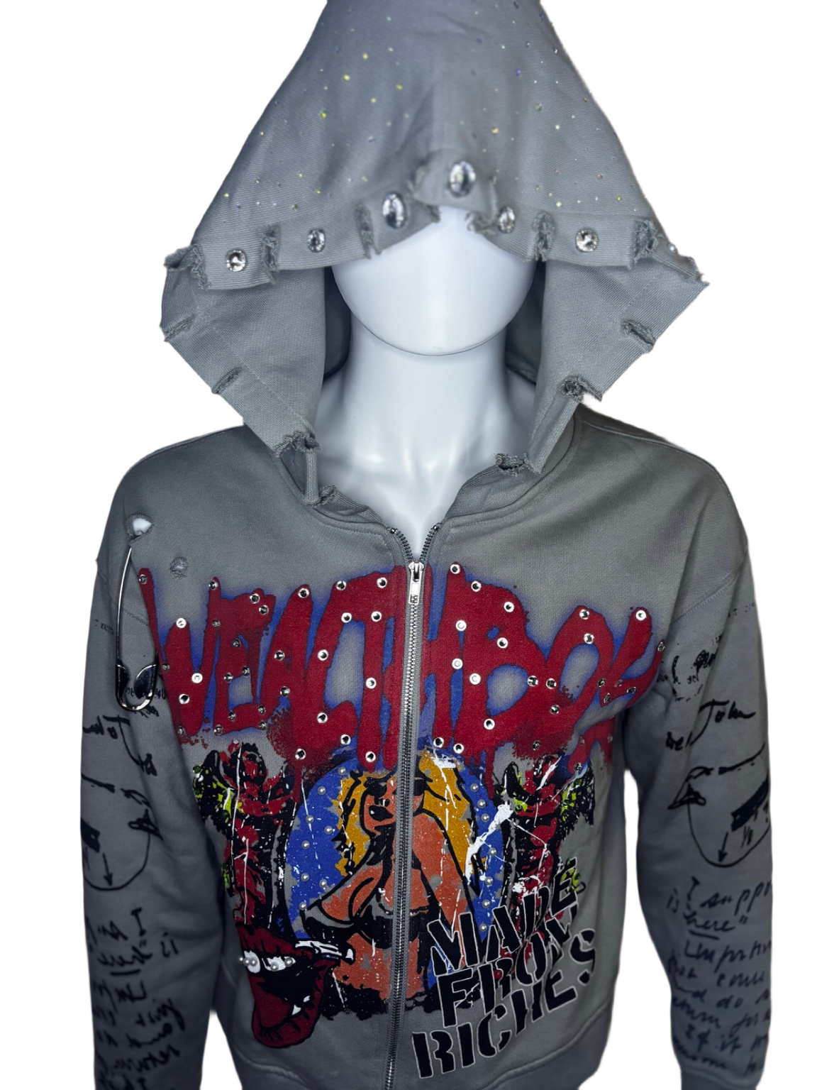 ‘Made From Riches’ Zip Up *Limited*